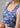 Printed Blue