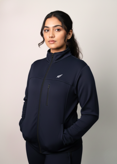 Comfy Solid Track Jacket
