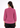 Berry pink V-neck top for women, back view