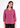 Berry pink V-neck top, front view, three-quarter sleeves