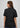 Black boyfriend tee, back view