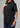 Black boyfriend tee, close-up