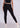 Black cotton legging, front view