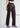 Brown trousers with pintuck and deep pocket labels