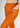 Caramel flare pants, pocket close-up
