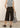 Cocoa brown cotton capri, back view