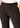 Waistband and front pintucks close-up, cocoa brown trousers