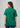 Dark green boyfriend tee, back view