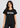 Flurr In Motion Black Printed Top front view