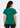 Flurr Unbound Dark Green Printed Top back view