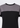 Grey-black boxy crop top, flat lay
