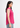 Hot pink sleeveless top for women, side view