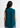 Ink blue sleeveless mandarin collar top, back view