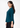 Ink blue V-neck top for women, side view