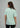 Laurel green boyfriend tee, back view