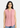 Light pink sleeveless mandarin collar top for women