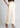 Petal cream cotton trousers for women, front view