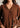 Rust formal shirt for women in textured fabric