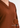 V-neckline and textured fabric close-up, rust top