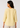 Soft yellow pure linen top, back view