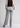 Urban grey wide leg trousers for women, back view