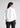 White shirt-style top for women, back view