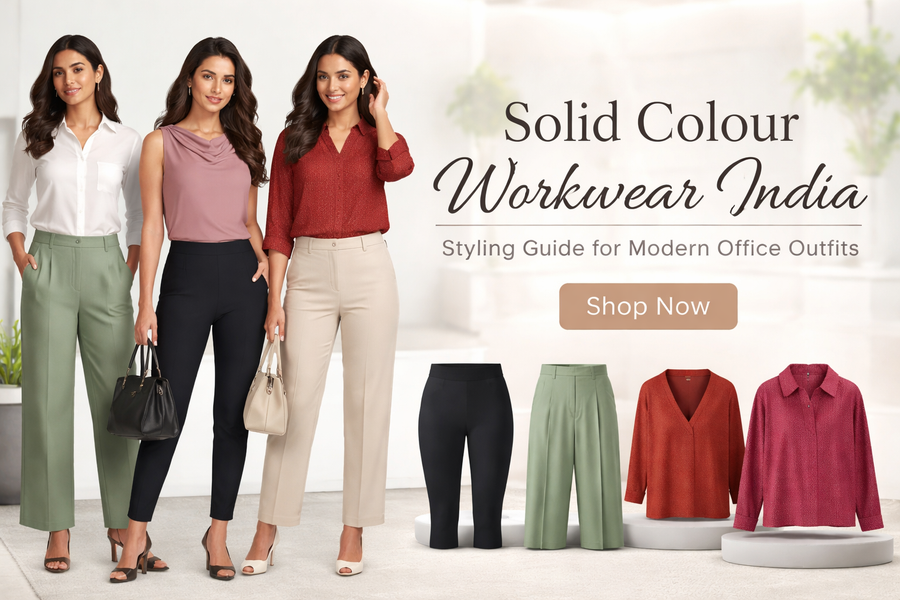Solid Colour Workwear India: Styling Guide 2026 | Flurr