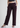 Cotton Pintuck Wide Flared Trousers