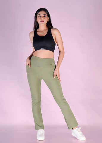 TrendyTwirl Flare Pants