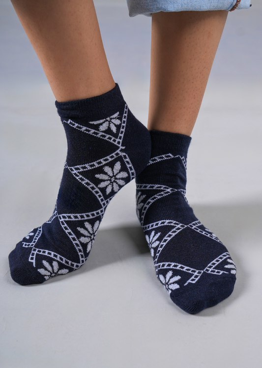 Self Design Ankle Socks