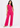 Women's Hot Pink Textured Co-ord Set – Sleeveless Top & Trousers