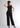 Flurr Women's Black Cotton Wide Leg Trousers - Comfortable Work & Casual Wear