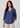 Women’s Dusty Indigo Pure Linen Top