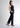 Flurr Women's Black Cotton Wide Leg Trousers - Comfortable Work & Casual Wear