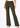 Flurr Women Textured Dark Olive Wide-Leg Trousers with High Waist and Pleated Front