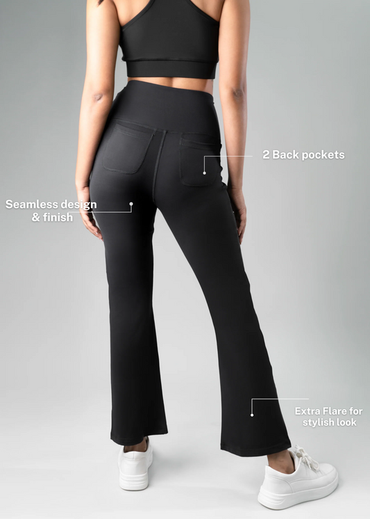 TrendyTwirl Flare Pants