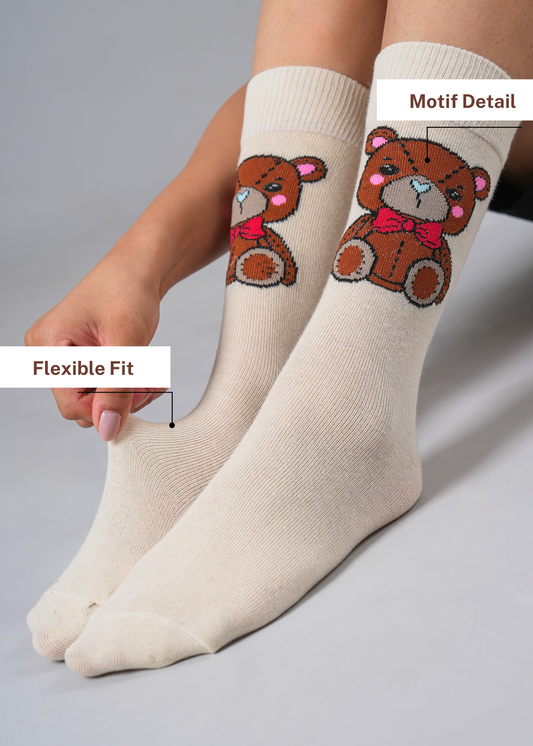 High Style Teddy Edition Socks