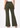 Flurr Women Textured Dark Olive Wide-Leg Trousers with High Waist and Pleated Front