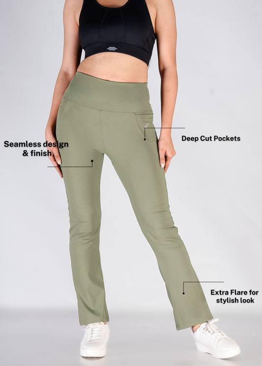 TrendyTwirl Flare Pants