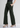 Cotton Pintuck Wide Flared Trousers