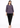 Women textured V-neck workwear top in lavender