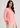 Flurr pure pink linen top for women right side view, clean workwear fit