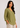 Flurr olive linen top for women right side view, clean workwear fit
