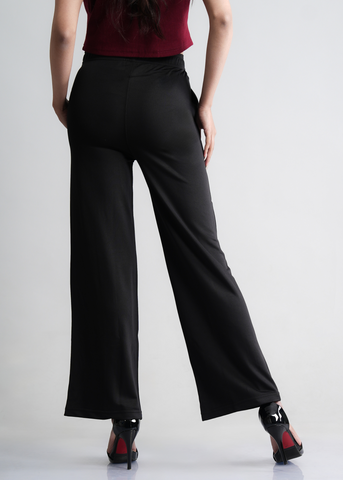 Pleated Wide Leg Trouser