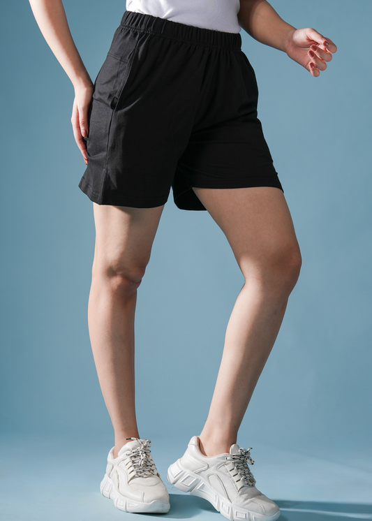 AiryCotton Shorts - Black