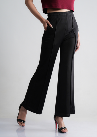 Pleated Wide Leg Trouser