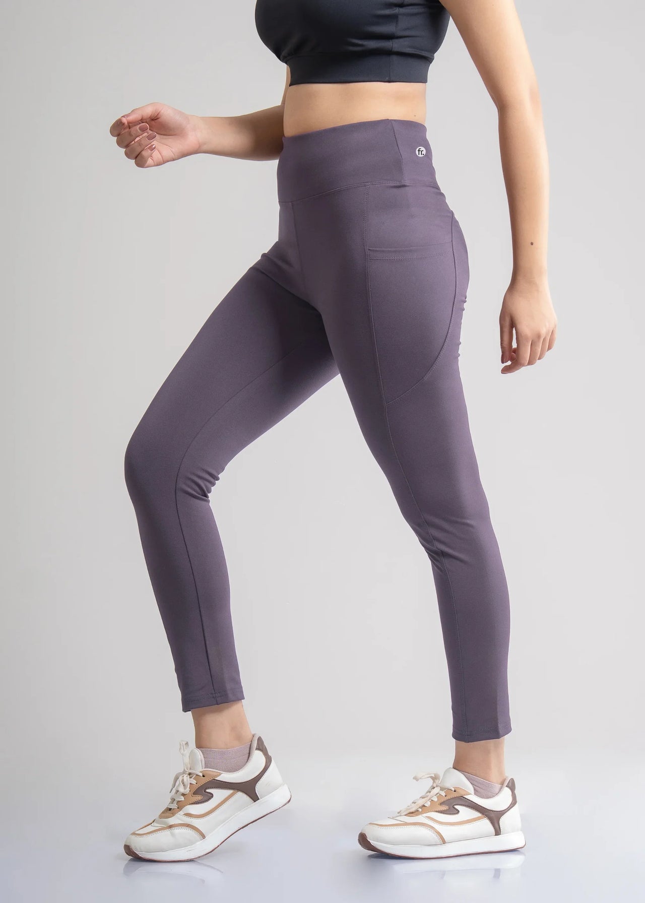 Anti chafing high waist tights for women