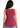 Berry pink sleeveless top for women, back view