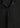 Notched collar and textured fabric close-up, black shirt