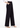 Black pleated Korean pants, side view